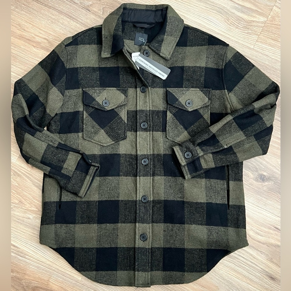 RDI Women’s Plaid Shirt Jacket M